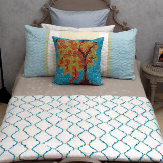 Blue Grid Quilt